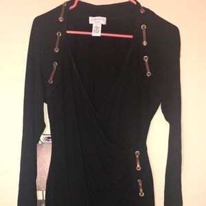 Carmen Marc Valvo Black Dress